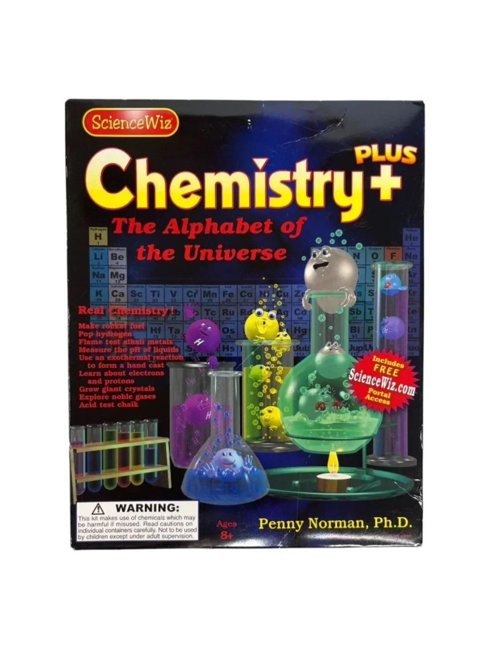ScienceWiz Chemistry Plus Kit For Kids Age 8+ New